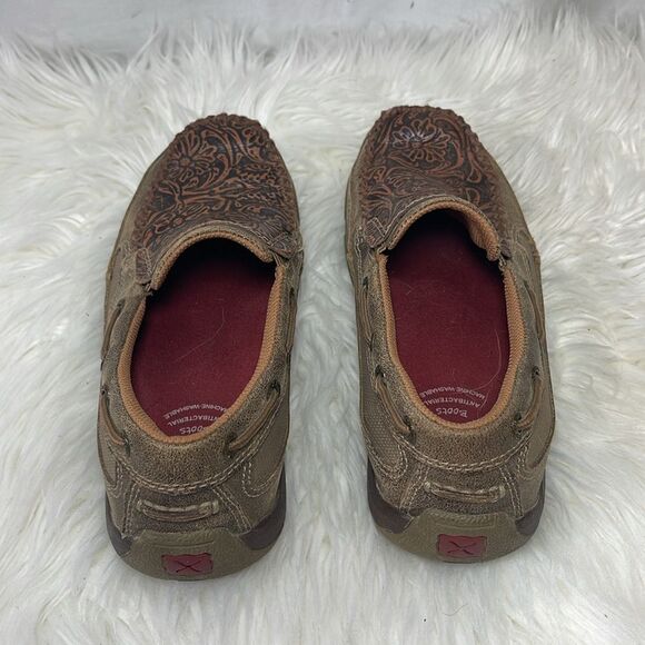 Twisted X Tooled Driving Moc Sz 6.5 - Picture 4 of 8